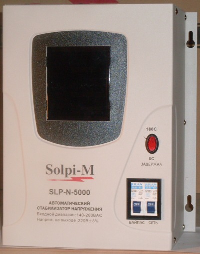 Автоматический стабилизатор напряжения Solpi-M SLP-N-5000