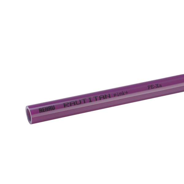 Унив. труба RAUTITAN pink+ 20х2,8 мм, прямые отрезки 6 м