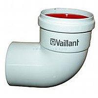 Vaillant Отвод для труб 80/125мм, 90гр. РР