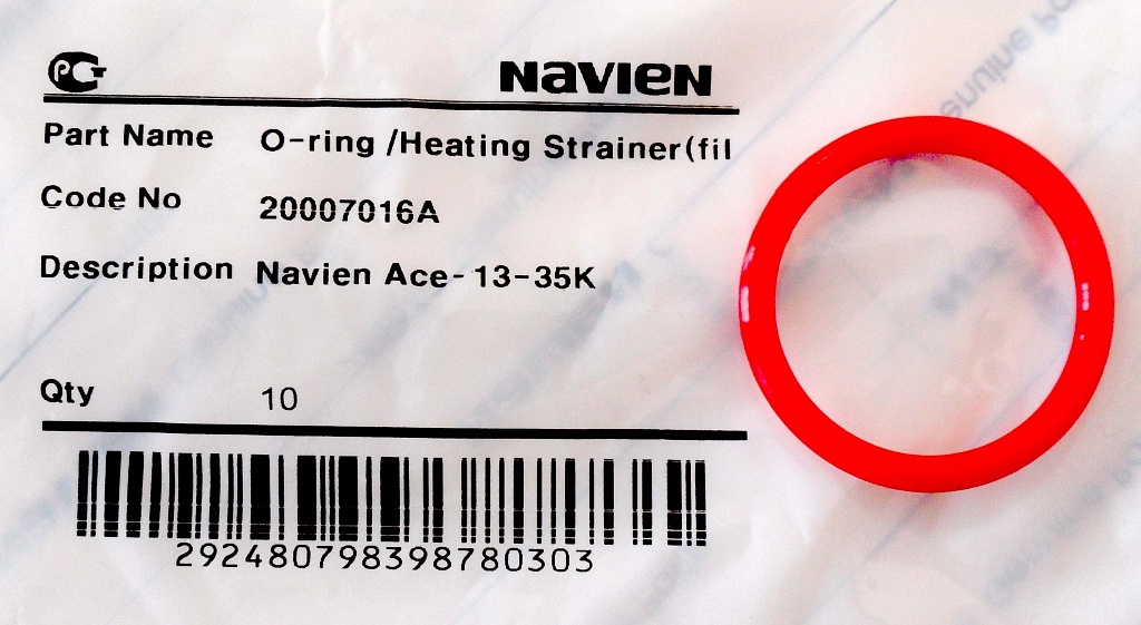Уплотнительное кольцо O-ring/Heating strainer