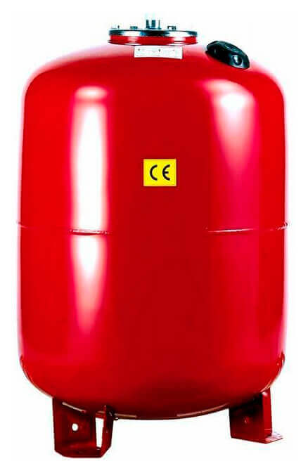STOUT Расширительный бак  на отопление 150 л. (красный)